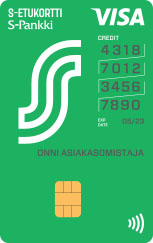 S-etukortti visa credit debit Anna Onni Con CMYK