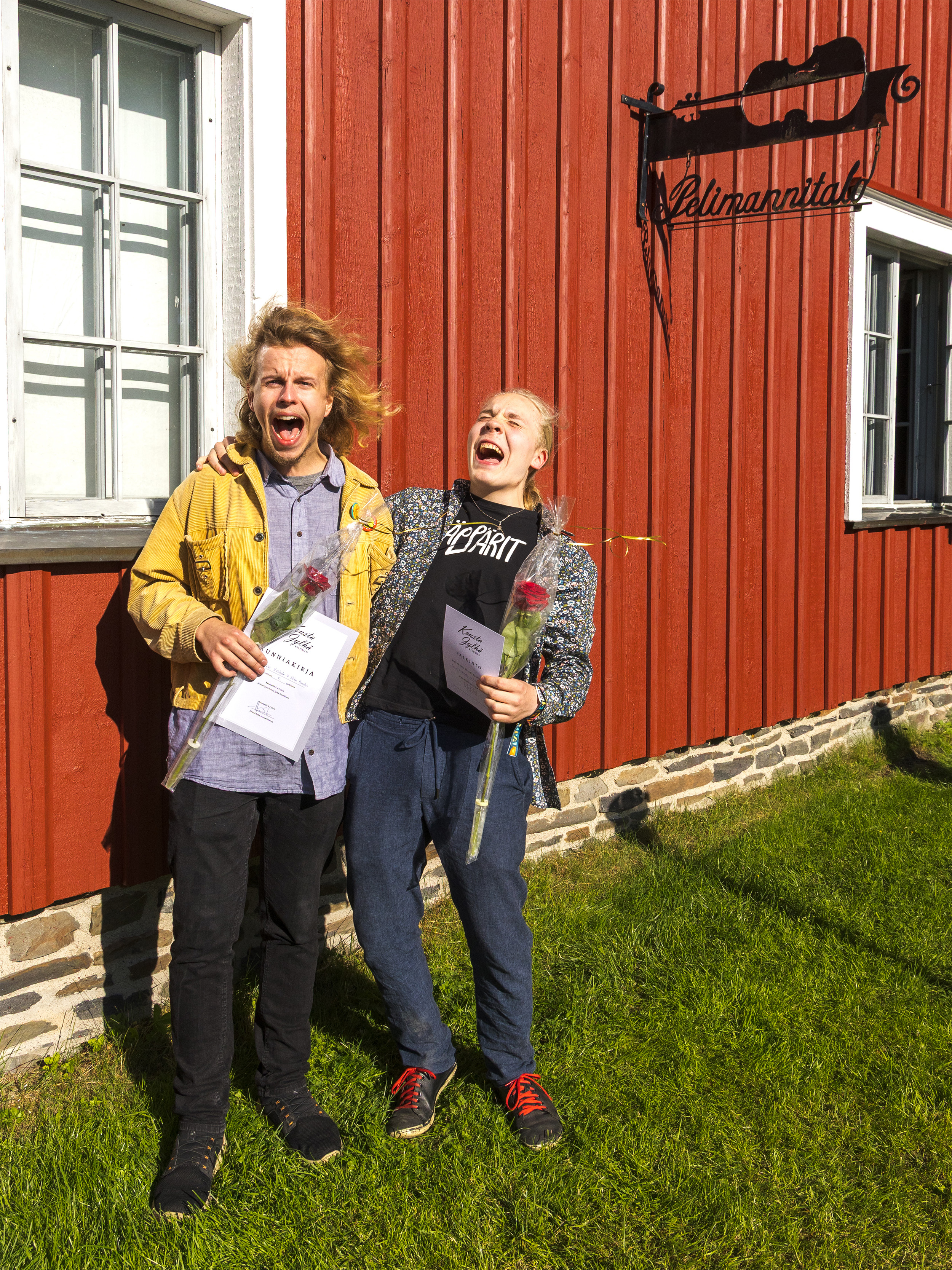 Konsta Jylhä-kilpailun voittajat Erkki Virkkala ja Iikka Huntus kuva Risto Savolainen 2500 px Uudet mestaripelimannit