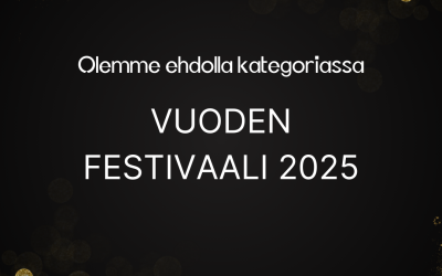 Kaustinen Folk Music Festival ehdolla Vuoden festivaaliksi Musiikki x Median Industry Awards -gaalassa
