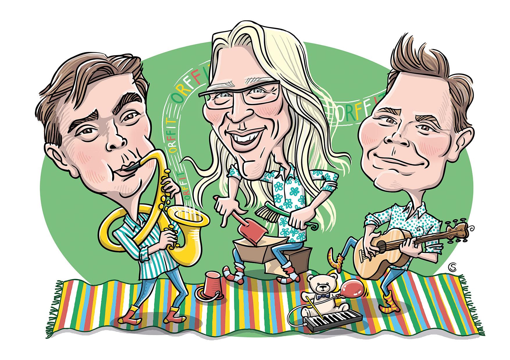 Suuri joukko lapsia esiintymässä.